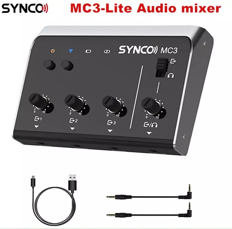Photography Videos - Synco MC3 Lite Audio Mixer 4