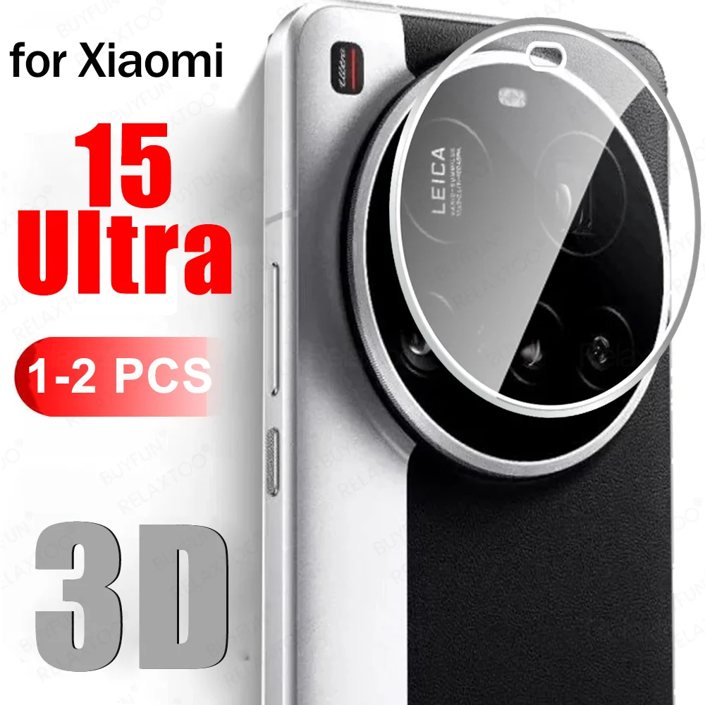 Photography Xiaomi 15 Ultra - 1-2Pcs 3D Curved HD Camera Protector