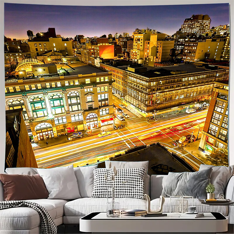 Photography New York - NYC Skyline Tapestry New York City
