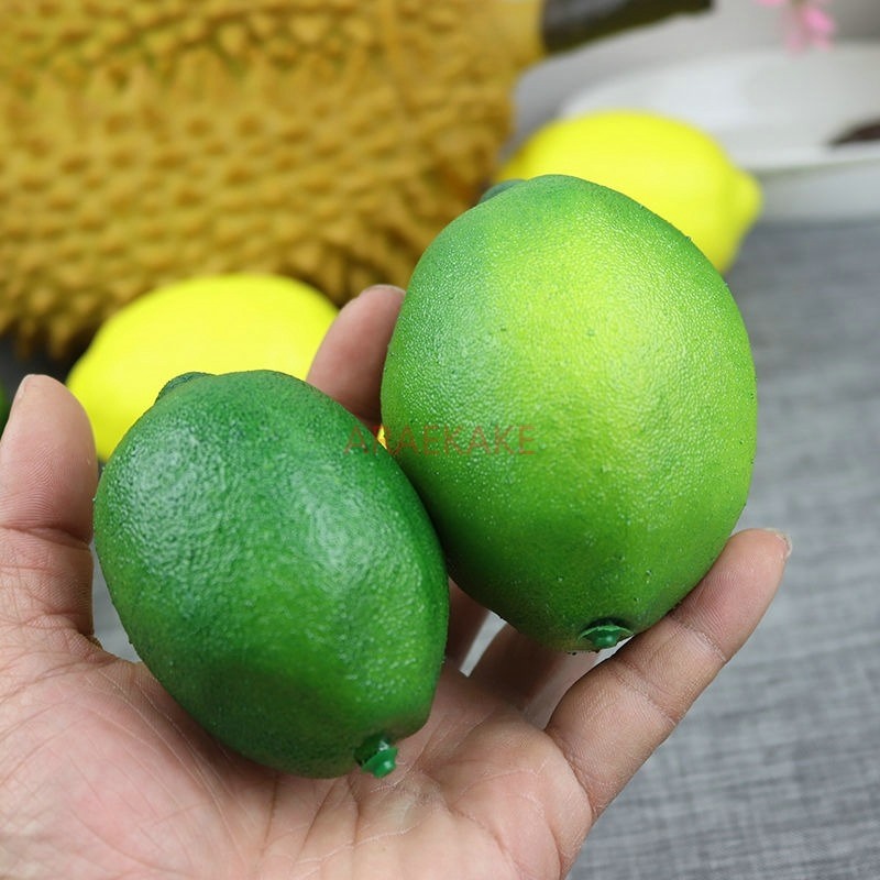 Photography Yellow - 5pcs Simulated fruit model, fake green