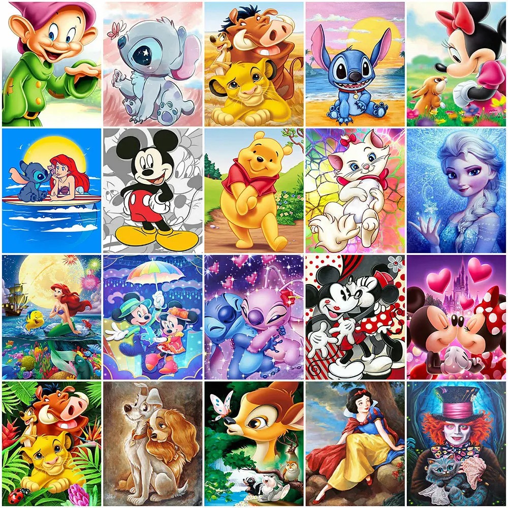 Photography By - Disney Canvas Painting Mickey Mouse Princess