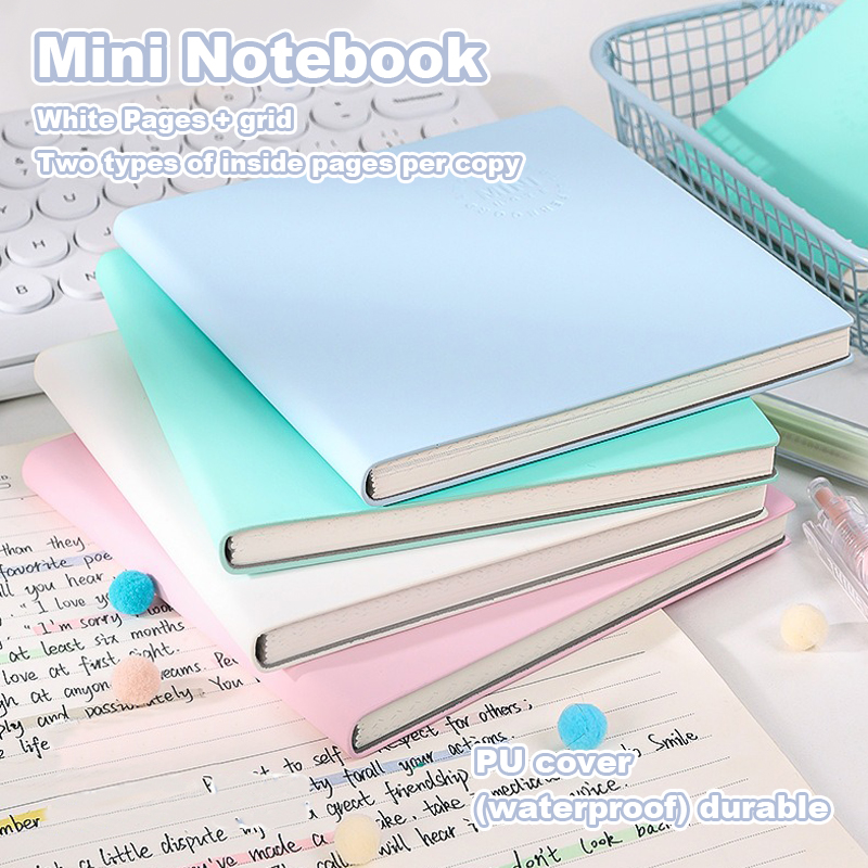 Photography Types - 72 Sheets Leather Notebook Journal Grid