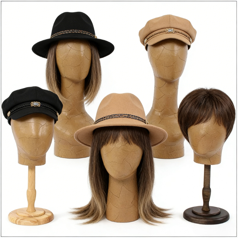 Photography Vintage - Vintage Style Mannequin Head Model -