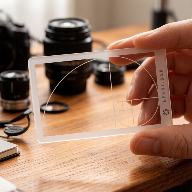 Photography Golden Ratio - 2026 NEW Fibonacci Composition Viewfinder 1/3Pcs