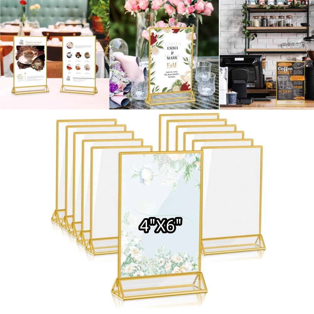 Photography Types - 4x6inch Acrylic Sign Holder With 3mm