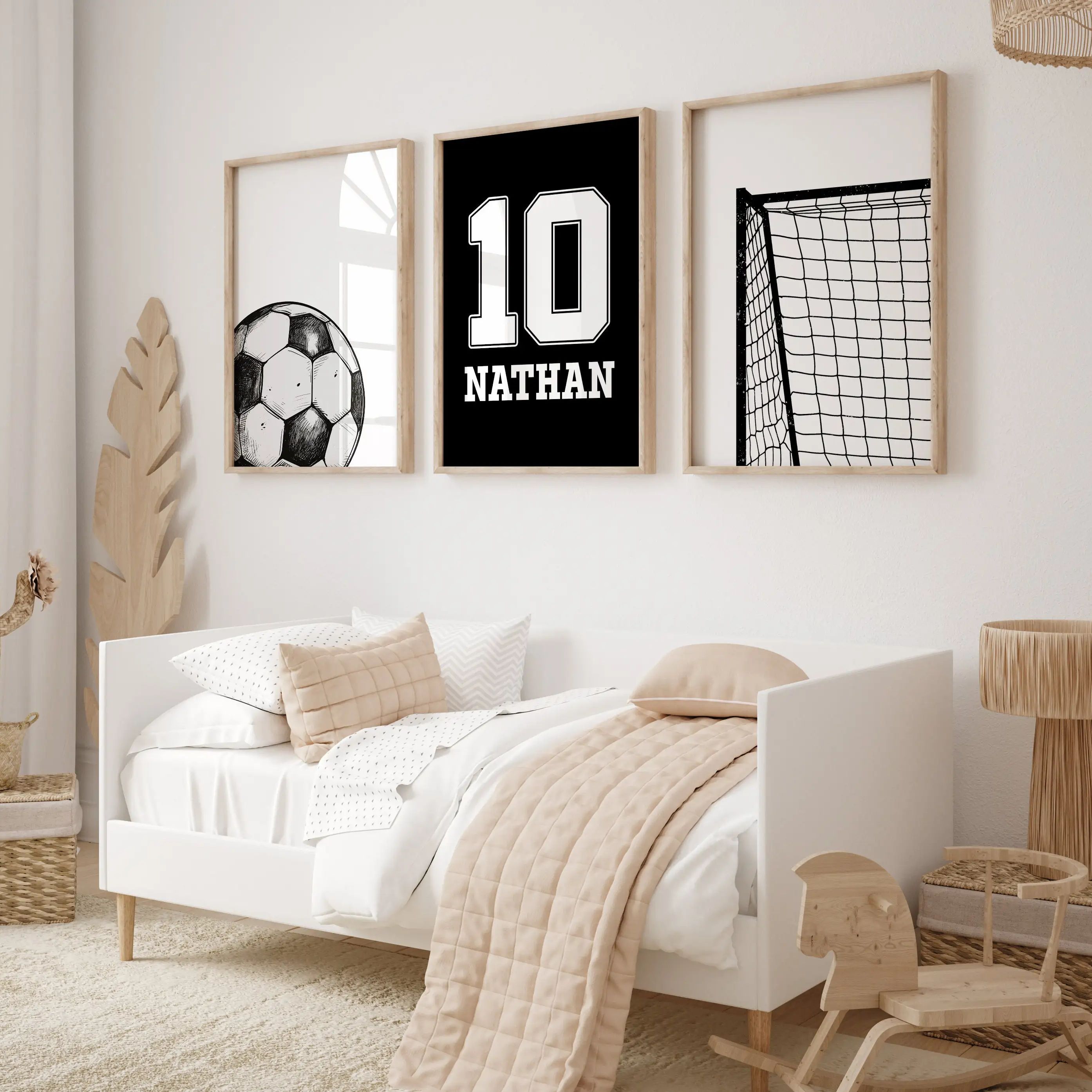 Photography Course - Custom Name and Number Soccer Wall