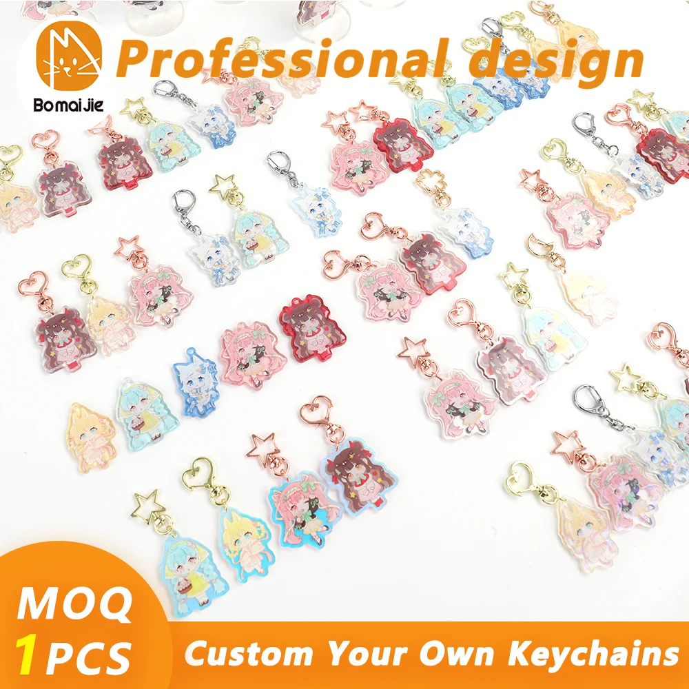 Photography Yellow - Bomaijie Custom Logo Acrylic Keychain Cartoon