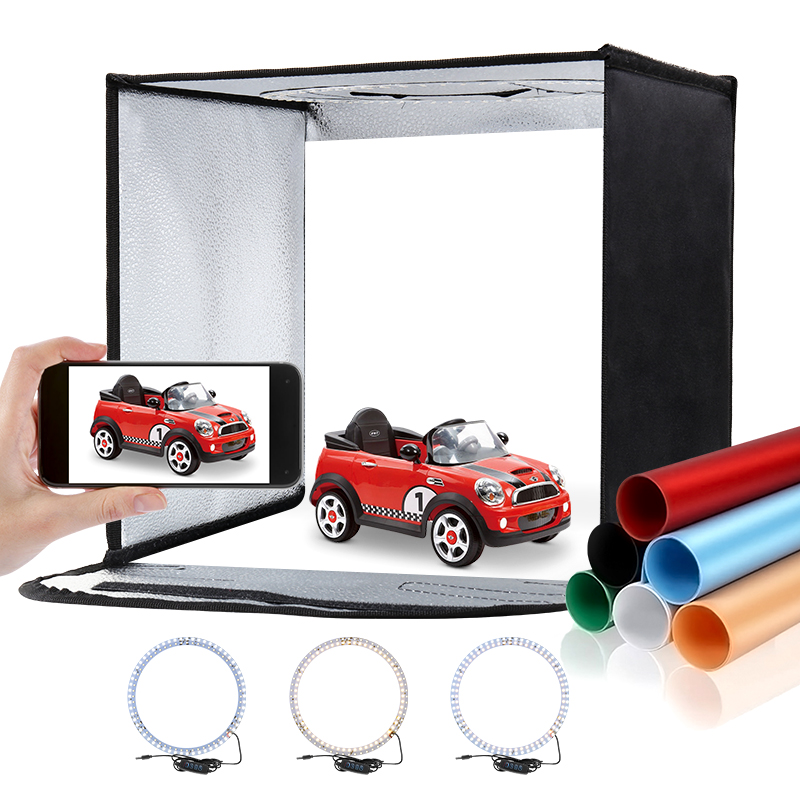 Photography Angle - 11.8x11.8inch Fold Photo Studio Light Box