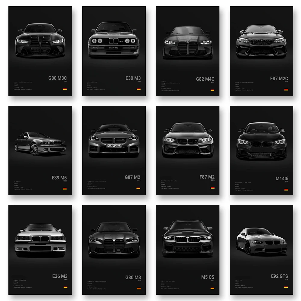 Photography By - 2-A1 Famous Cars G80 M3C Canvas