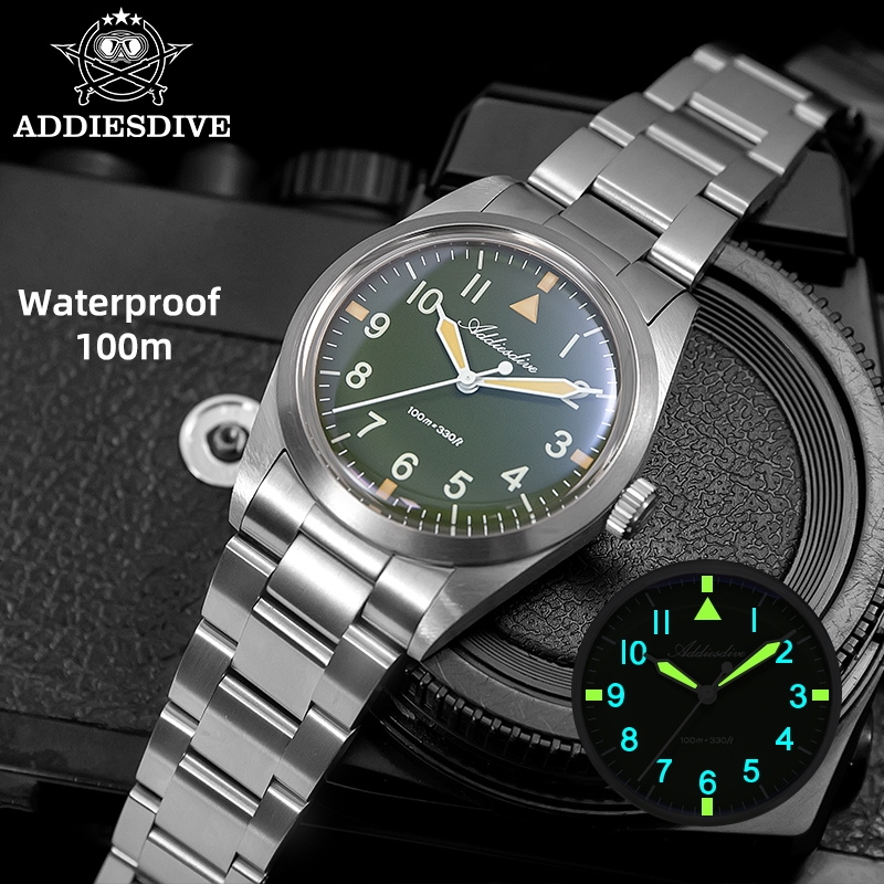 Intervalometer Timer - ADDIESDIVE 36mm Luxury Ladies Watches 10Bar