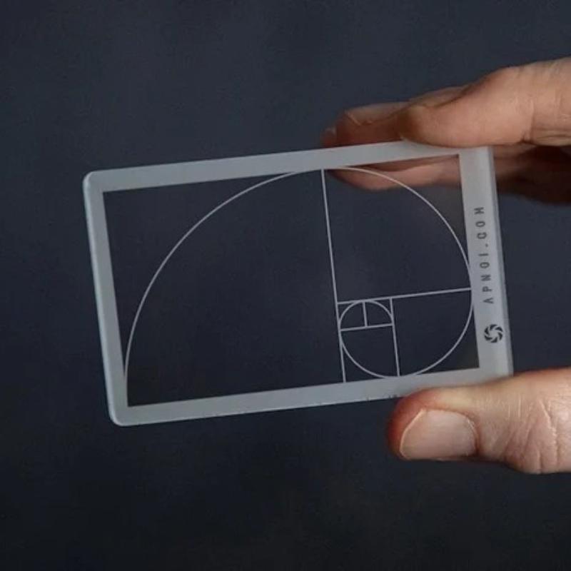 Photography Golden Ratio - 1/3Pcs Fibonacci Golden Ratio Viewfinder Photography