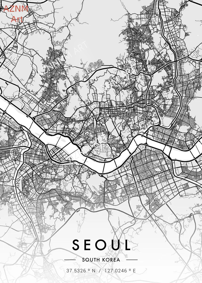 City Map Artwork Poster Paris  - Photography New York recension och pris