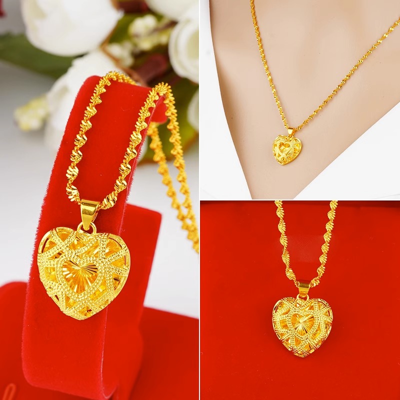 Hollow heart-shaped pendant cl - Photography Yellow recension och pris