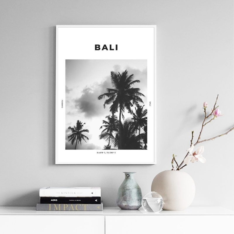 Bali Travel Print Black White  - Photography Bali recension och pris