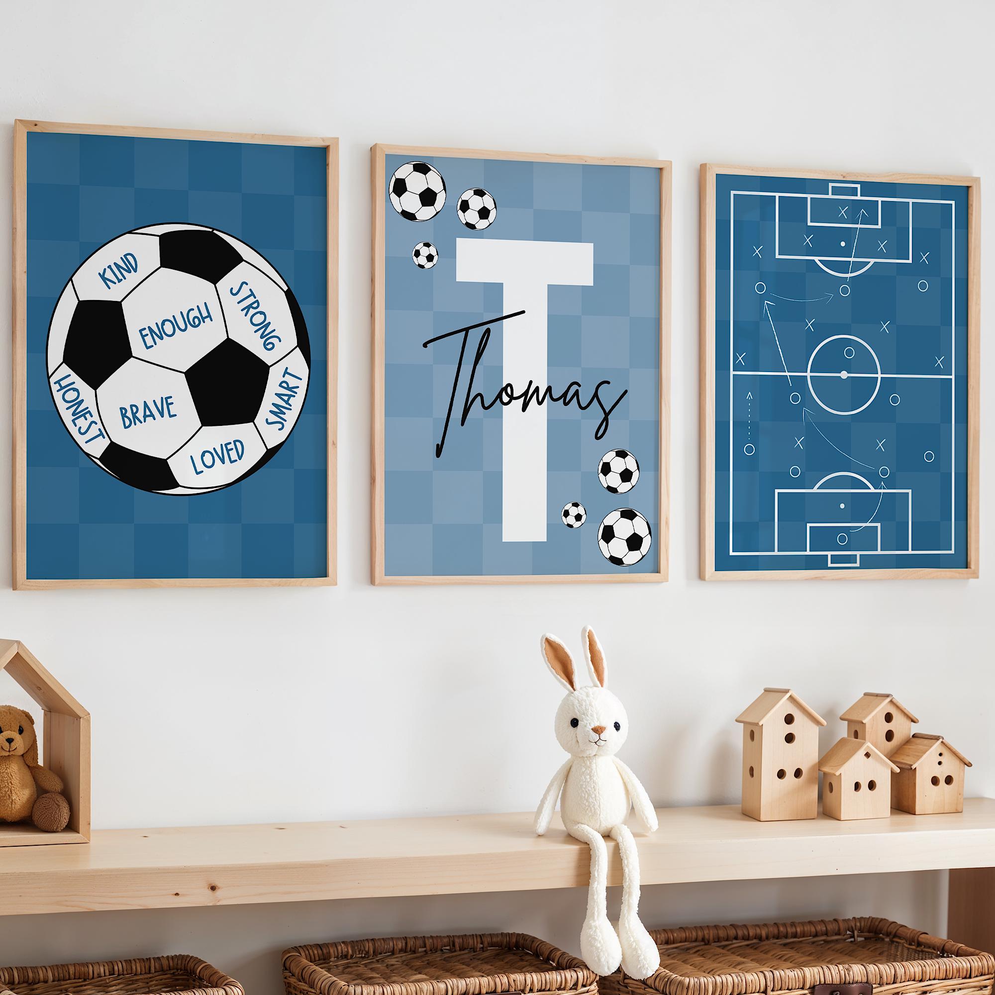 Custom Soccer Wall Art Set Aff - Photography Course recension och pris