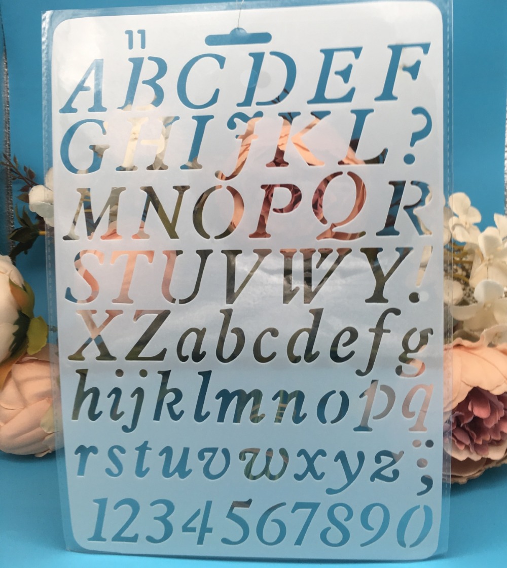 4Pcs/Lot 27cm Alphabet Letters - Photography Font recension och pris