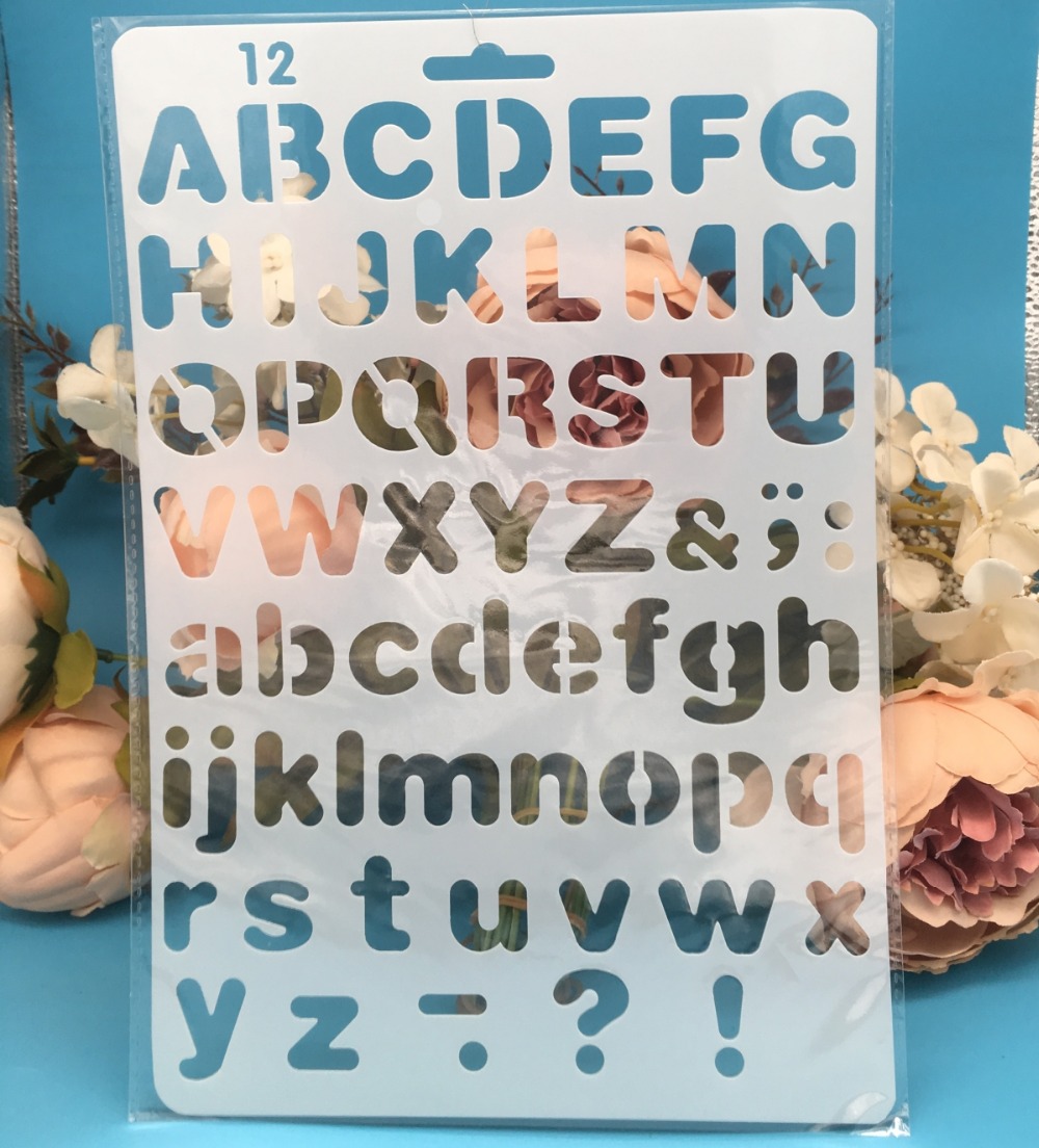 4Pcs/Lot 27cm Alphabet Letters - Photography Font recension och pris