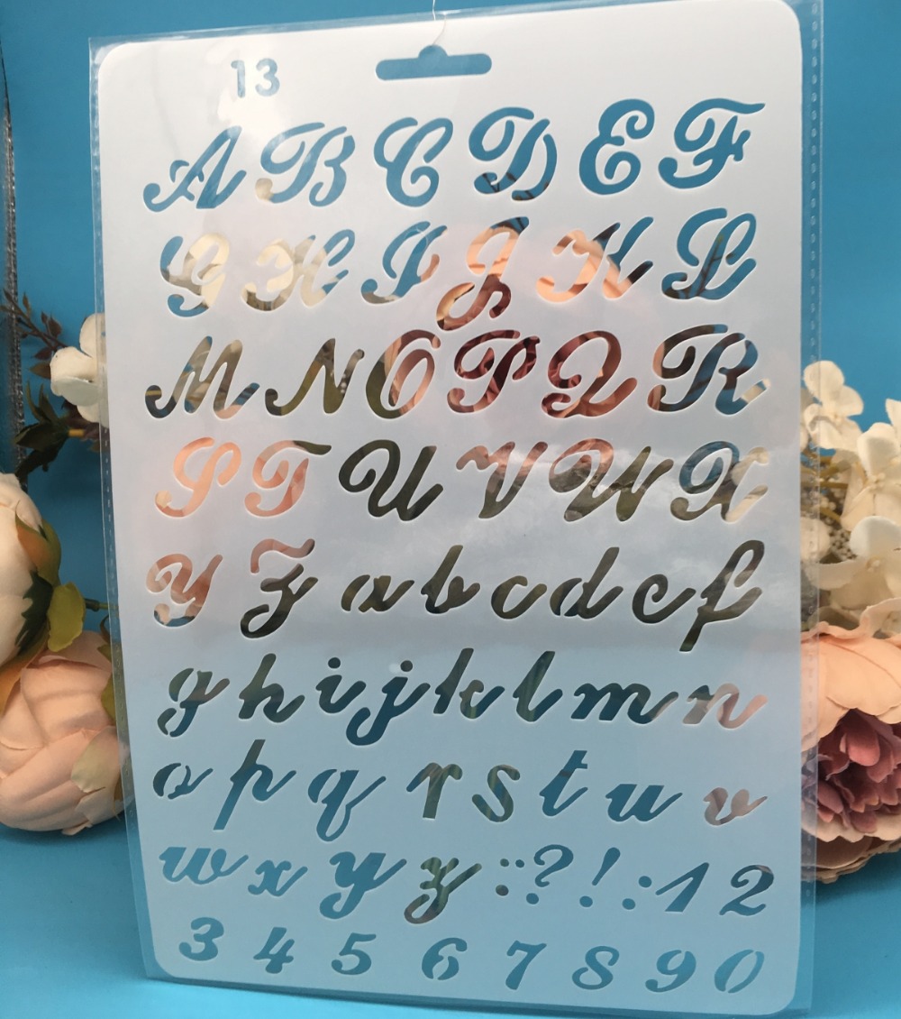 4Pcs/Lot 27cm Alphabet Letters - Photography Font recension och pris