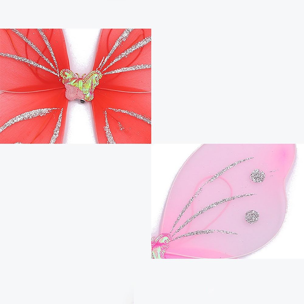 3Pcs/Set Glitter Butterfly Fai - Photography Yellow recension och pris