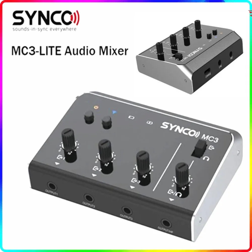 Synco MC3 Lite Audio Mixer 4 C - Photography Videos recension och pris