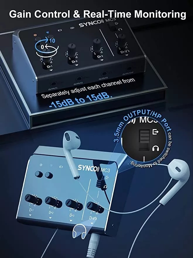 Synco MC3 Lite Audio Mixer 4 C - Photography Videos recension och pris