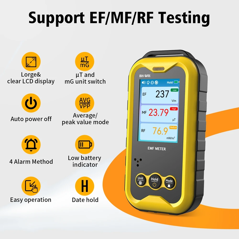 3in1 EMF Meter Electric Field  - Intervalometer Timer recension och pris