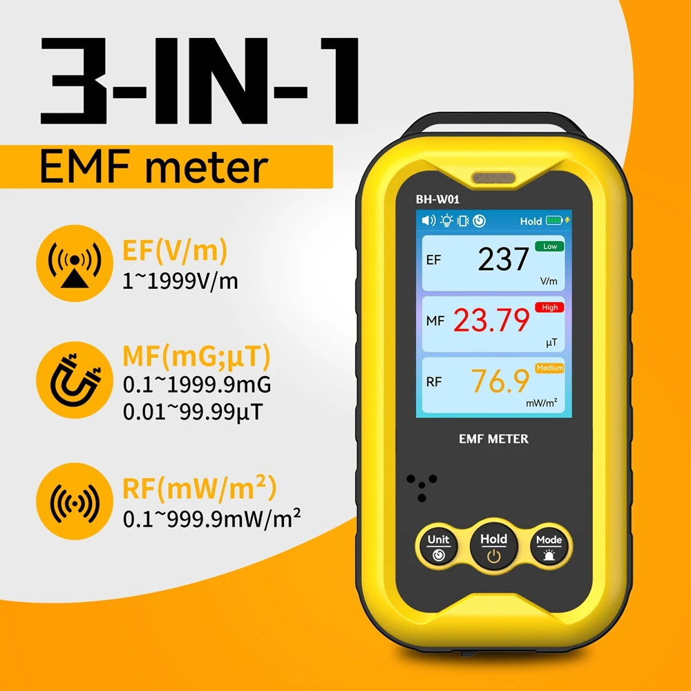 3in1 EMF Meter Electric Field  - Intervalometer Timer recension och pris