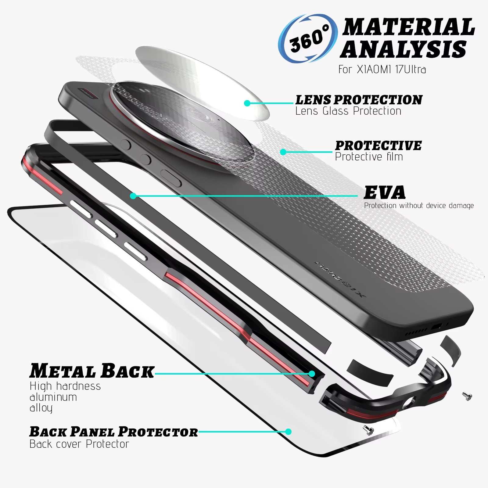 High quality Metal Bumper Fram - Photography Xiaomi 15 Ultra recension och pris