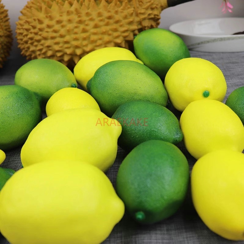 5pcs Simulated fruit model, fa - Photography Yellow recension och pris