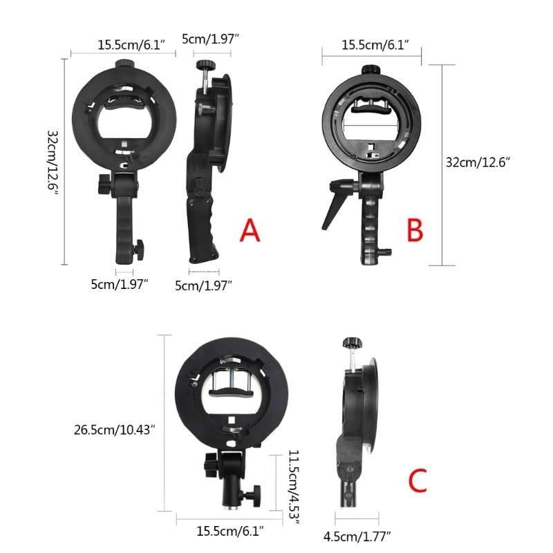 S-Type Bracket Handheld Grip M - Beauty Dish Softbox recension och pris