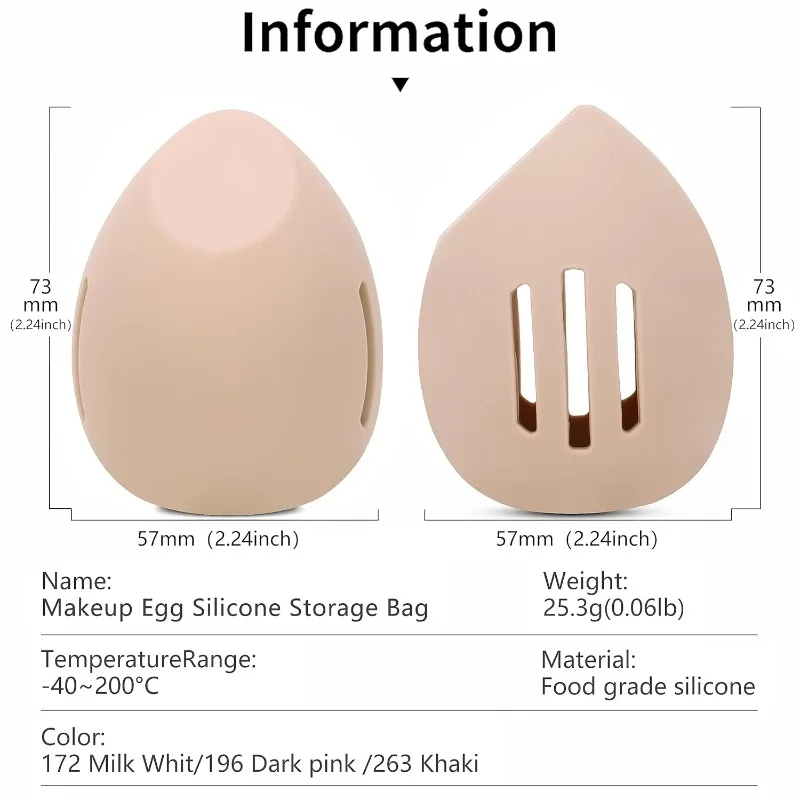 Silicone Beauty Egg Breathable - Beauty Dish Softbox recension och pris