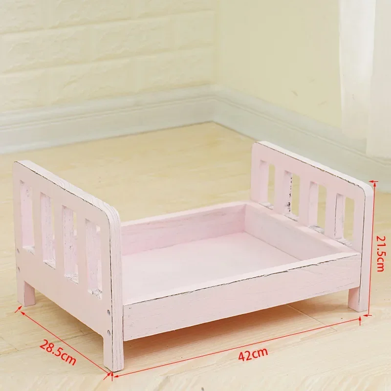 Infant Posing Sofa Retro Wood  - Photography Videos recension och pris
