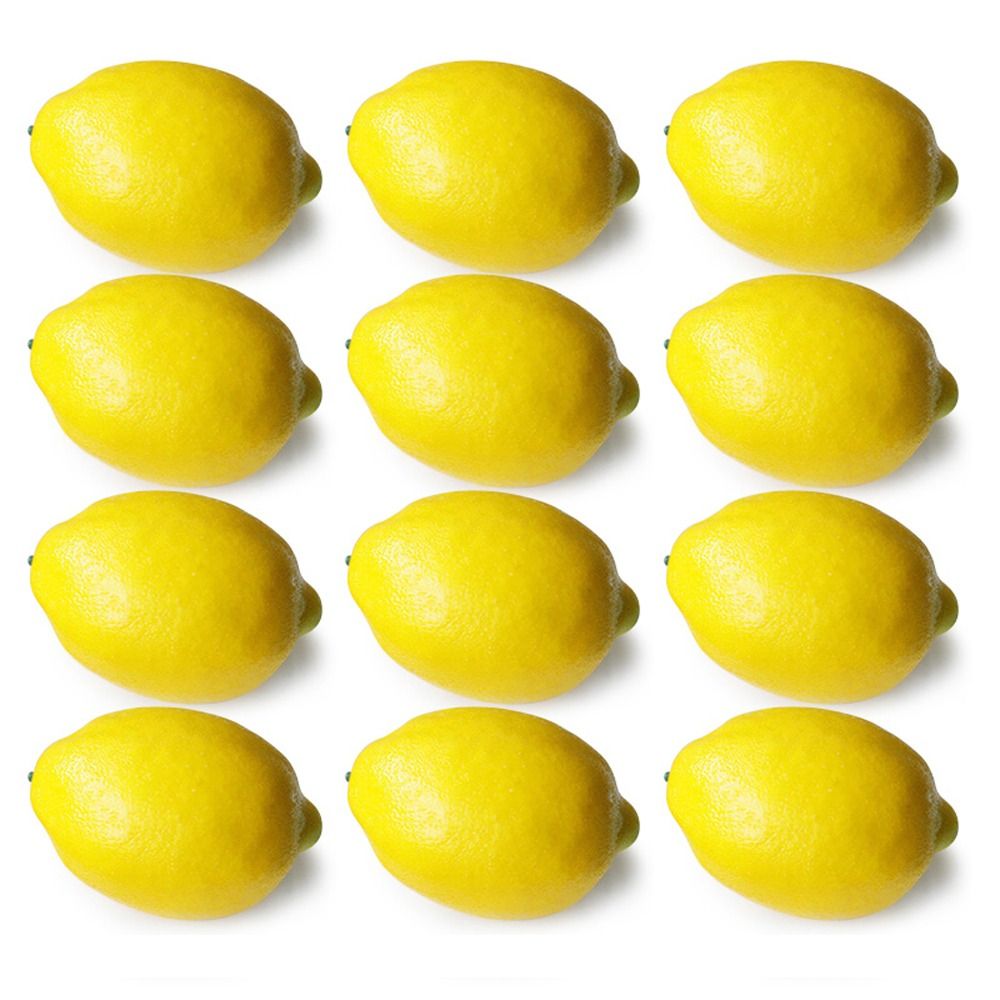 Artificial Fruits Yellow Lemon - Photography Yellow recension och pris