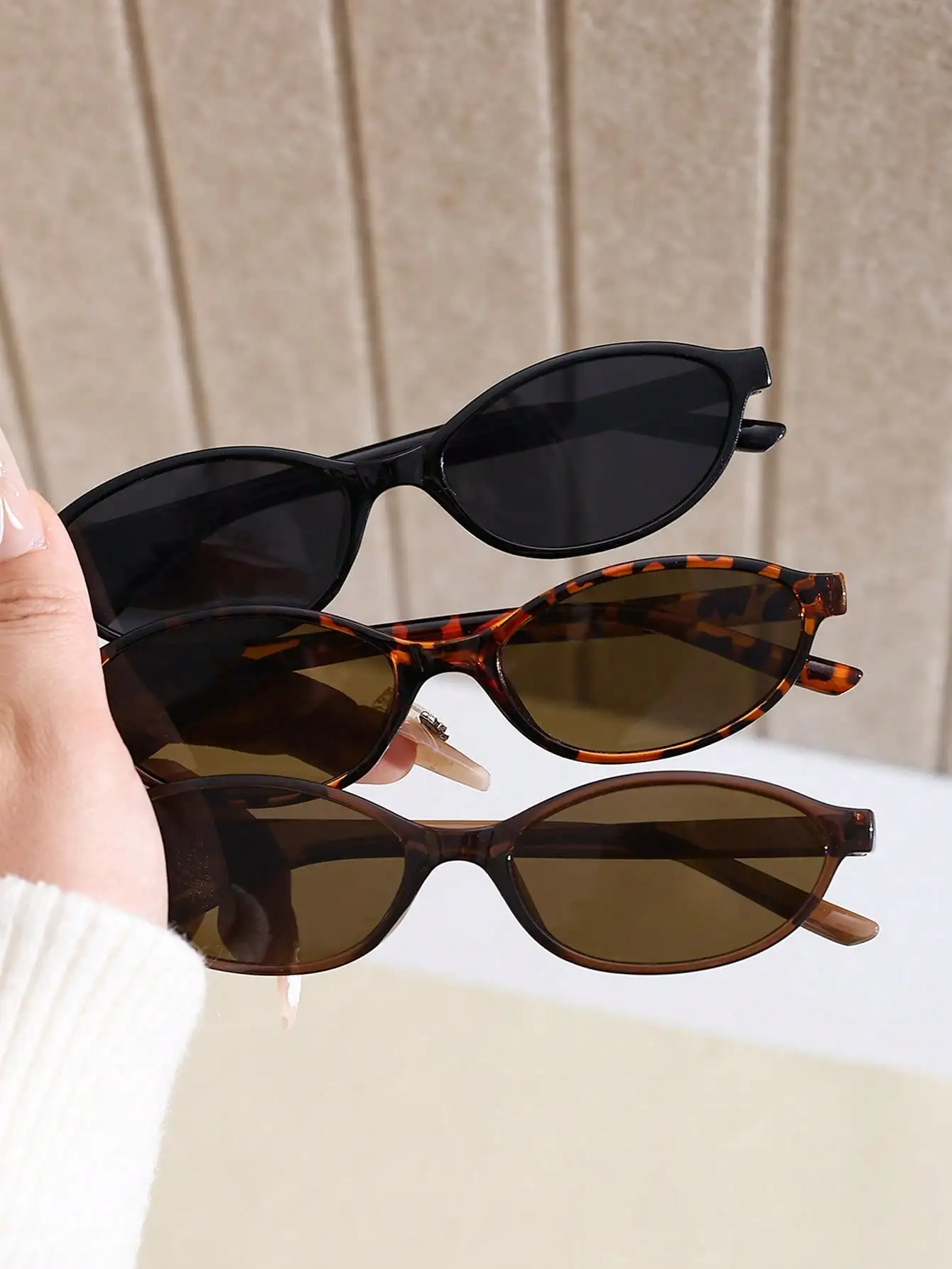 1 Pair Retro Geometric Full Fr - Photography Vintage recension och pris