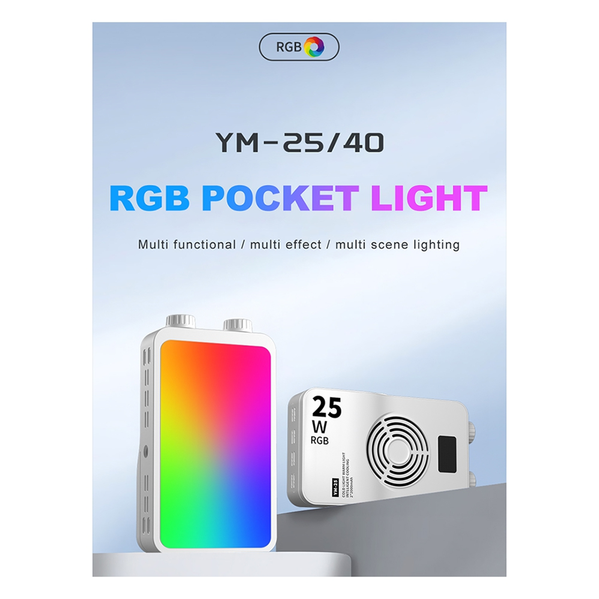 ABPS 25W RGB Full-Color Fill L - Photography Videos recension och pris