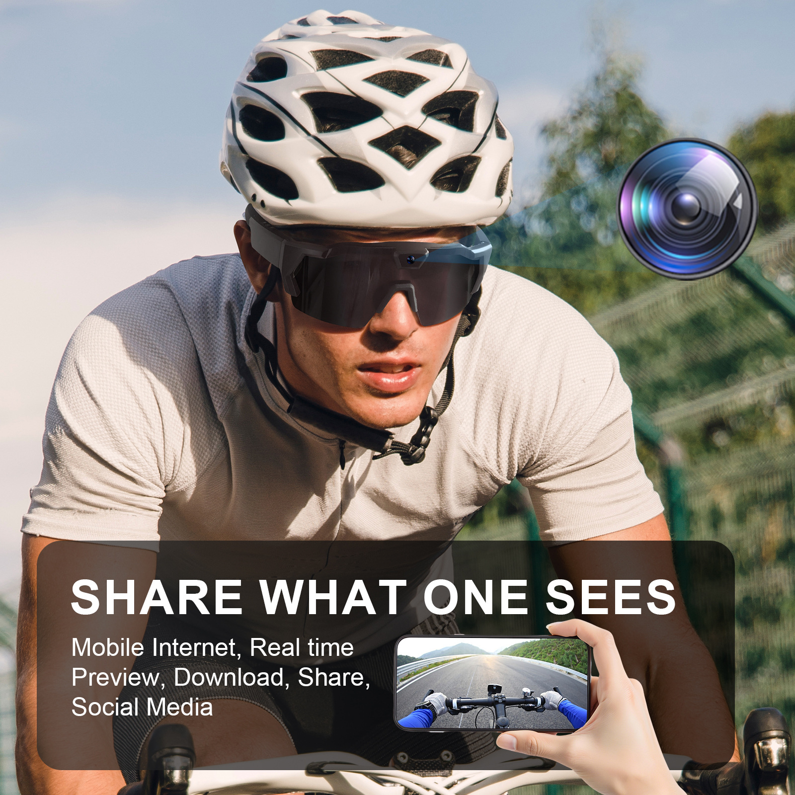 AI Smart Glasses 1200W Pixel 8 - Photography Videos recension och pris