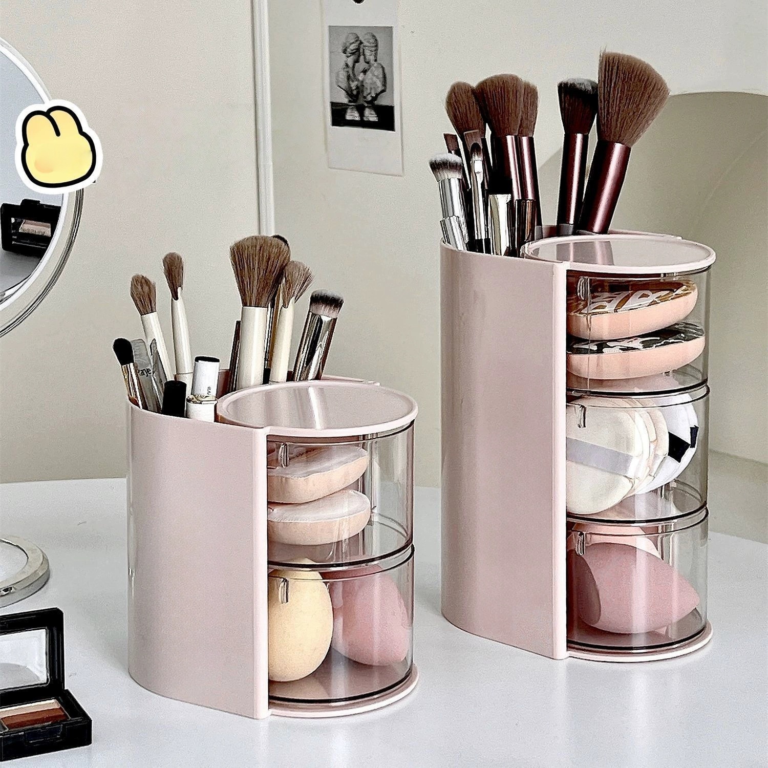 Rotating Cosmetic Storage Box, - Beauty Dish Softbox recension och pris