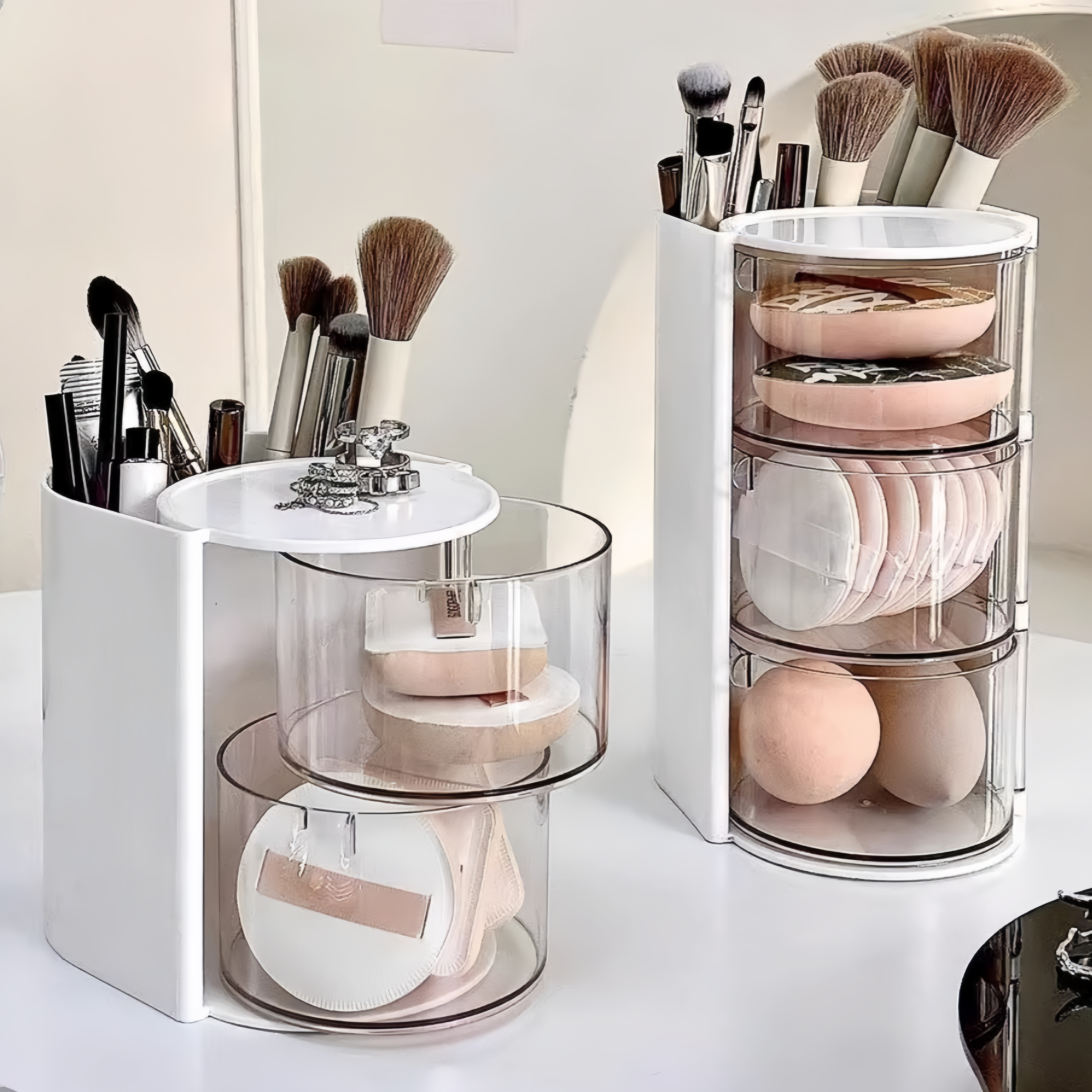 Rotating Cosmetic Storage Box, - Beauty Dish Softbox recension och pris