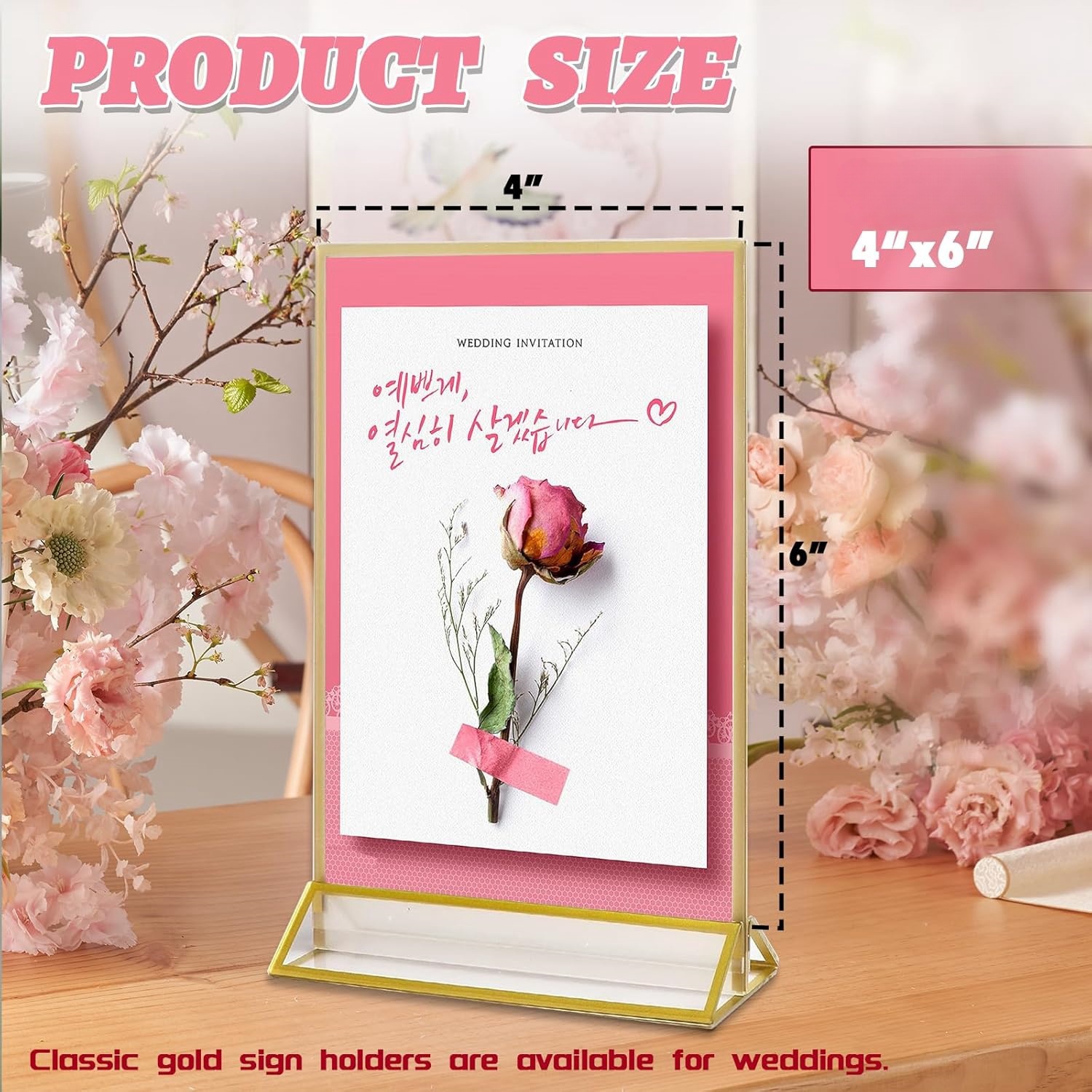 4x6inch Acrylic Sign Holder Wi - Photography Types recension och pris