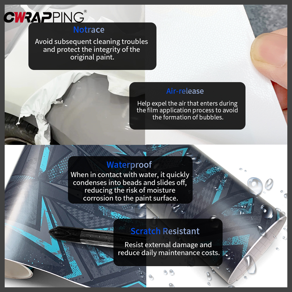 Car Wrapping Film Vinyl for Mo - Photography Angle recension och pris