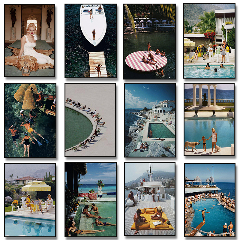 Slim Aarons Speedboat Landing  - Photography Vintage recension och pris