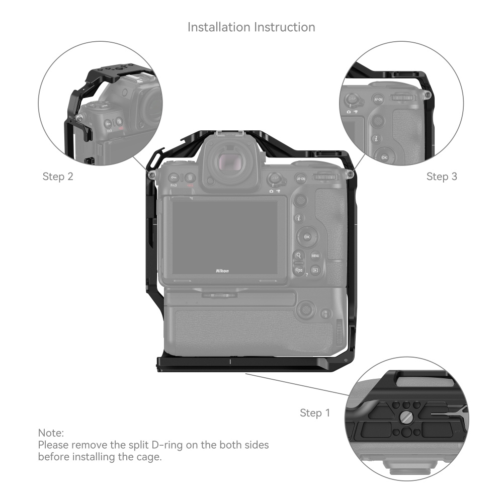 SmallRig Camera Cage for Nikon - Camera Battery Grip recension och pris