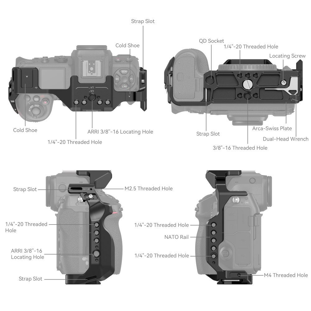 SmallRig Camera Cage for Nikon - Camera Battery Grip recension och pris