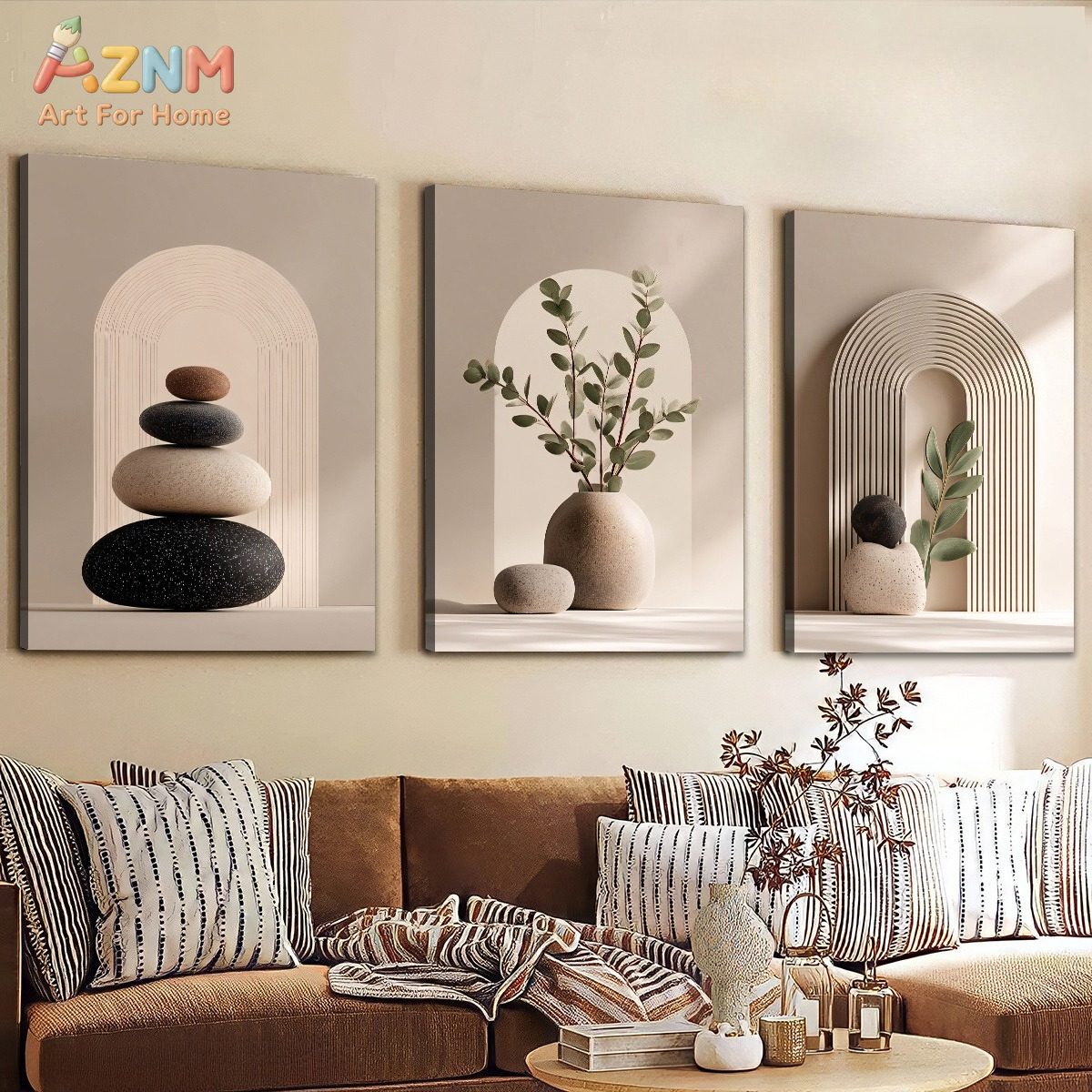 AZNM Boho Arch Stacked Stone E - Photography Angle recension och pris