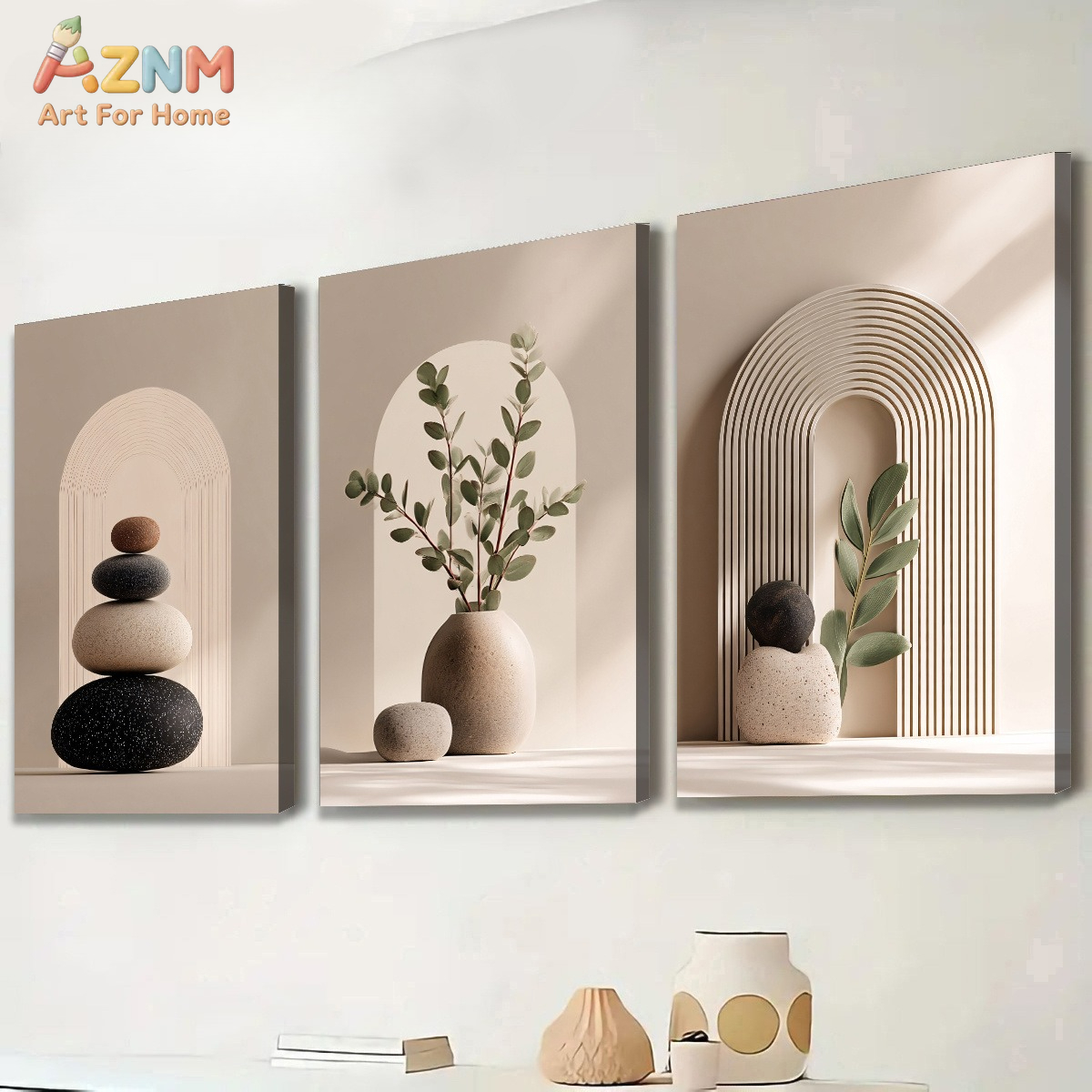 AZNM Boho Arch Stacked Stone E - Photography Angle recension och pris