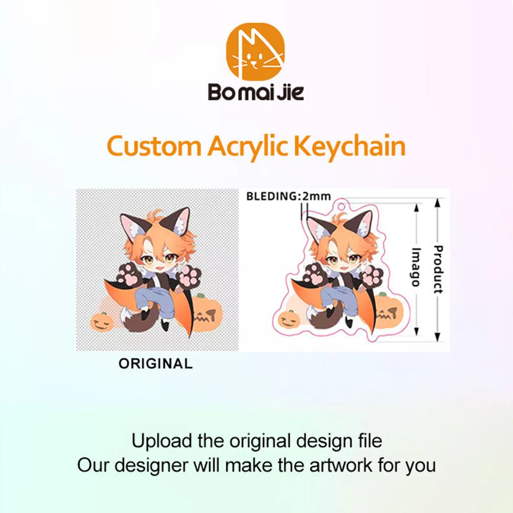 Bomaijie Custom Logo Acrylic K - Photography Yellow recension och pris