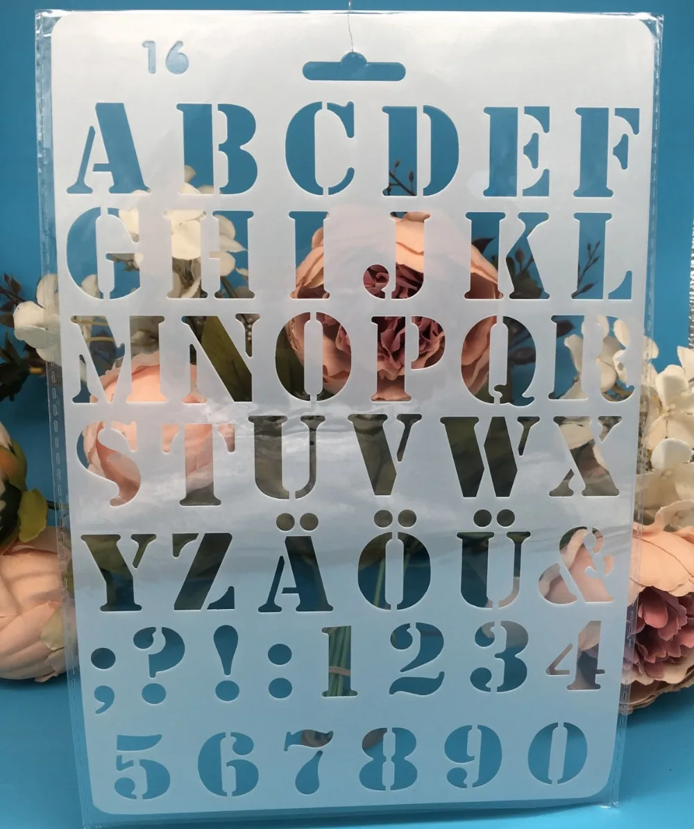 27cm New Alphabet Letters 4 DI - Photography Font recension och pris