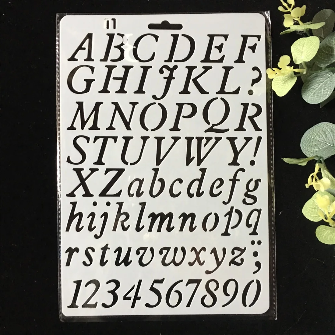 27cm New Alphabet Letters 4 DI - Photography Font recension och pris