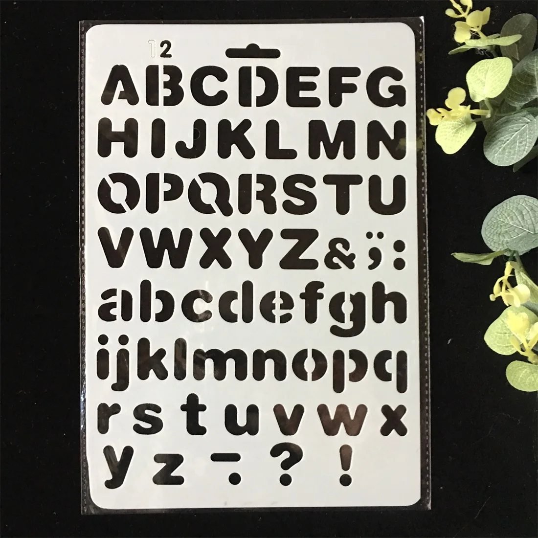 27cm New Alphabet Letters 4 DI - Photography Font recension och pris