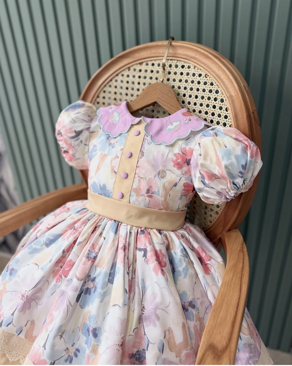 0-12Y Baby Girl Summer Collar  - Photography Vintage recension och pris